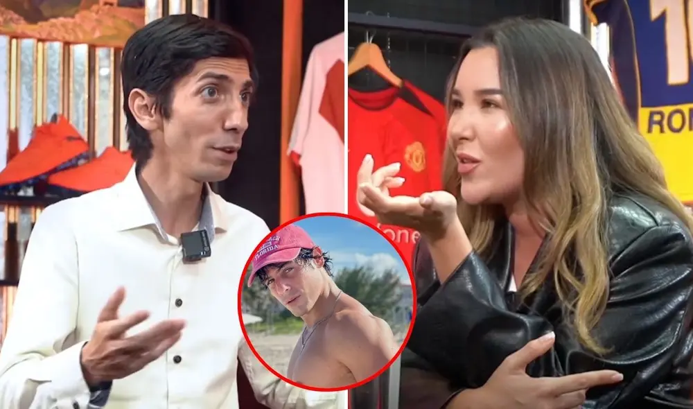 Ale Fuller aseguró que cuando salió el ampay con Renato Rossini Jr. llevaba pocos días de conocerlo. Foto: captura/YouTube @AgrandaTV