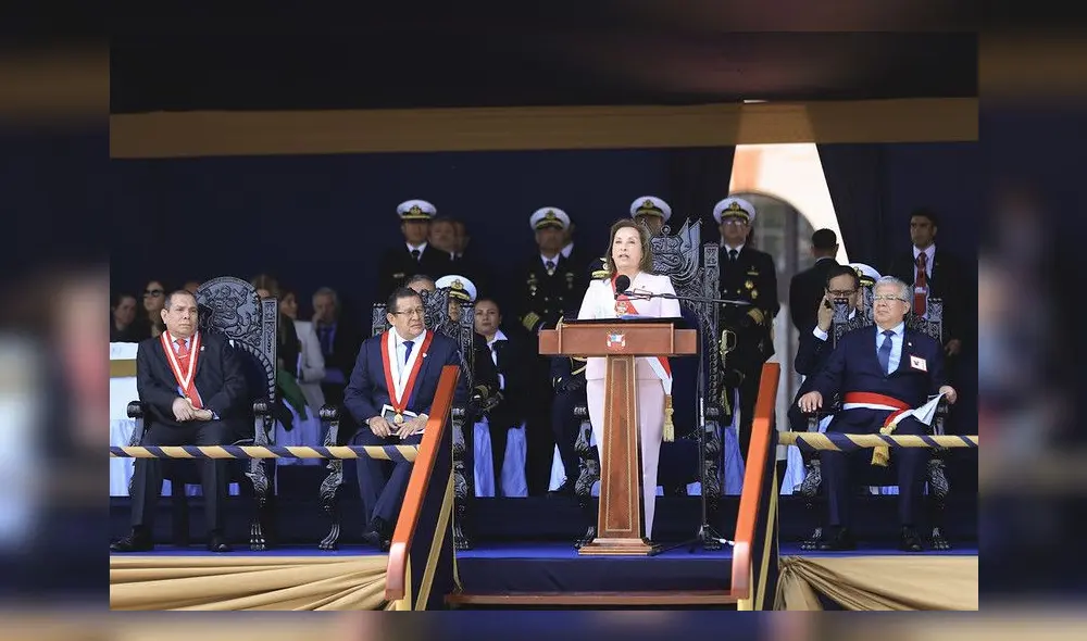 Dina Boluarte continua utilizando el termino 'terrorismo criminal'. Foto: Presidencia Dina Boluarte continua utilizando el termino 'terrorismo criminal'. Foto: Presidencia