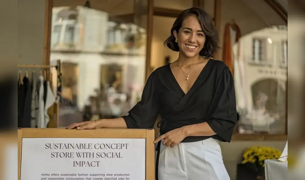 Nicol Zevallos Ackermann quiere utilizar la moda sostenible para que la gente se replantee su comportamiento y ayudar a niños de Cotahuasi.