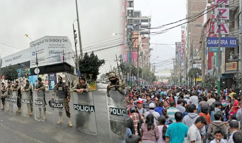 Este 10 de octubre comerciantes paralizan por aumento de la criminalidad en el país. Foto. composición LR/RPP