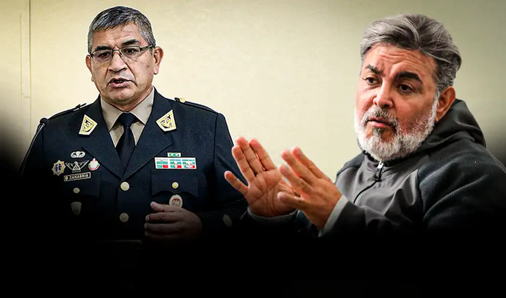 Víctor Zanabria aseguró que vio en algunas ocasiones a Chibolín en eventos de la Policía. Foto: composiciónLR/difusión