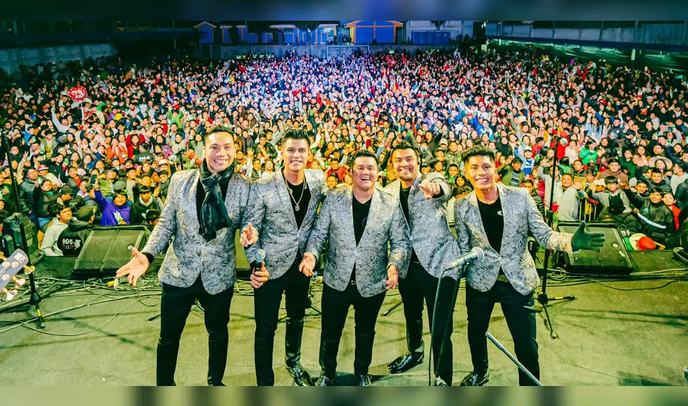 Erick Robles, Axel Medina, Carlos Burgos, Giancarlo Chunga y Antonio Flores son parte de la delantera musical de La Única Tropical