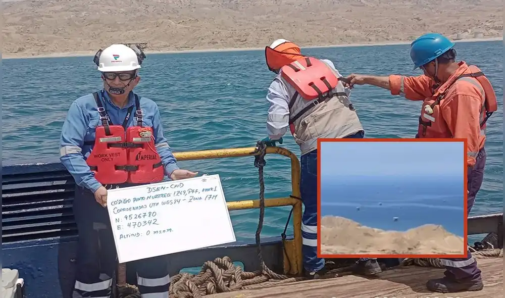 Derrame de crudo se produjo en Piura, de acuerdo a pescadores. Foto: composición LR/Difusión