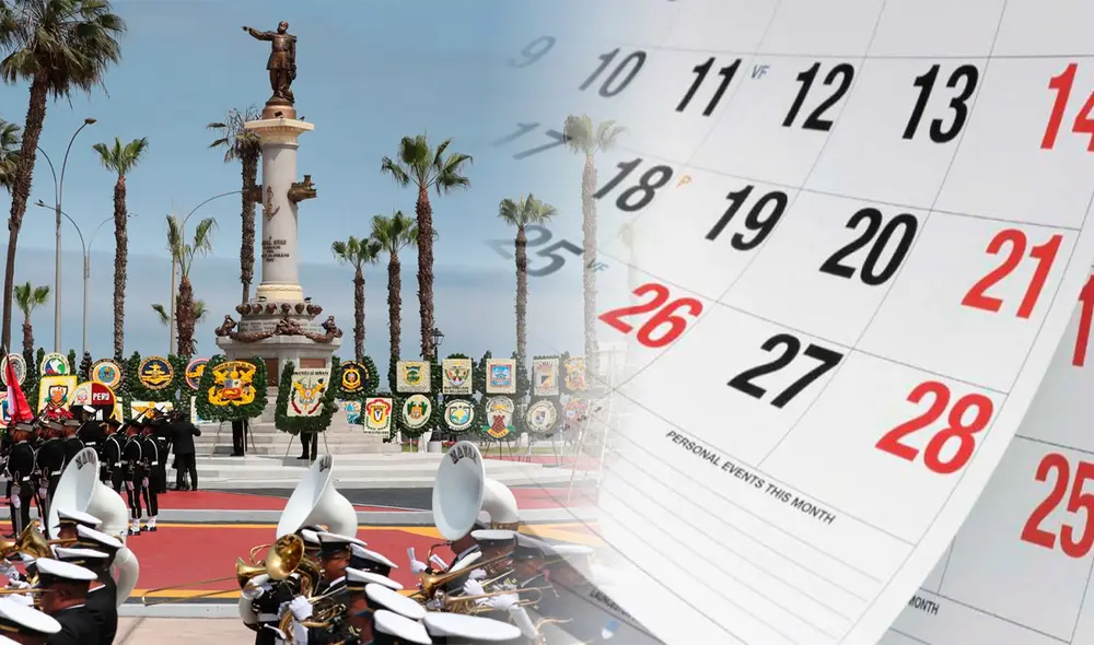 Después del 8 de octubre, ¿cuál es la lista de los próximo feriados y días no laborables, según El Peruano? Foto: Composición LR/Andina.