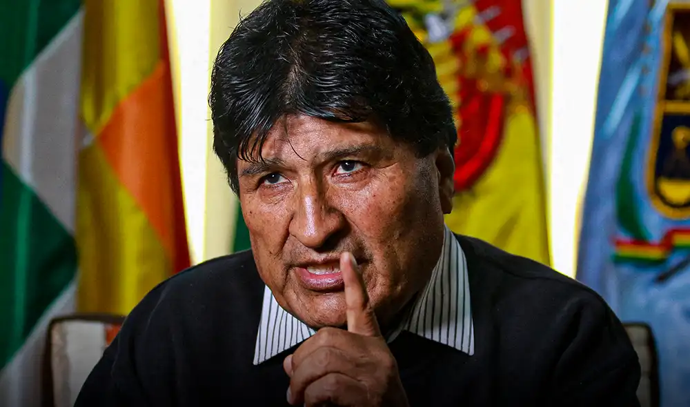 El expresidente de Bolivia, Evo Morales, minimizó las acusaciones señalando que es una persecución política. Foto: AFP
