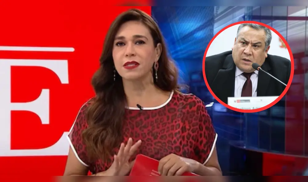 La periodista se mostró indignada ante las declaraciones del premier. Foto: Composición LR/Captura América La periodista se mostró indignada ante las declaraciones del premier. Foto: Composición LR/Captura América