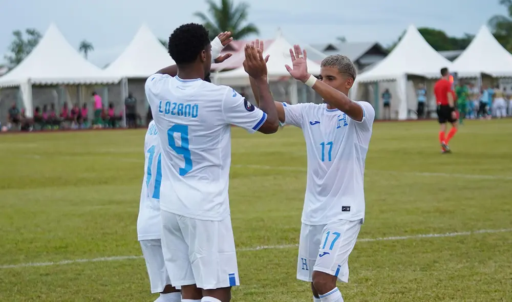 Honduras llevaba solo un triunfo previo a este partido ante Guayana Francesa. Foto: Fenafuth