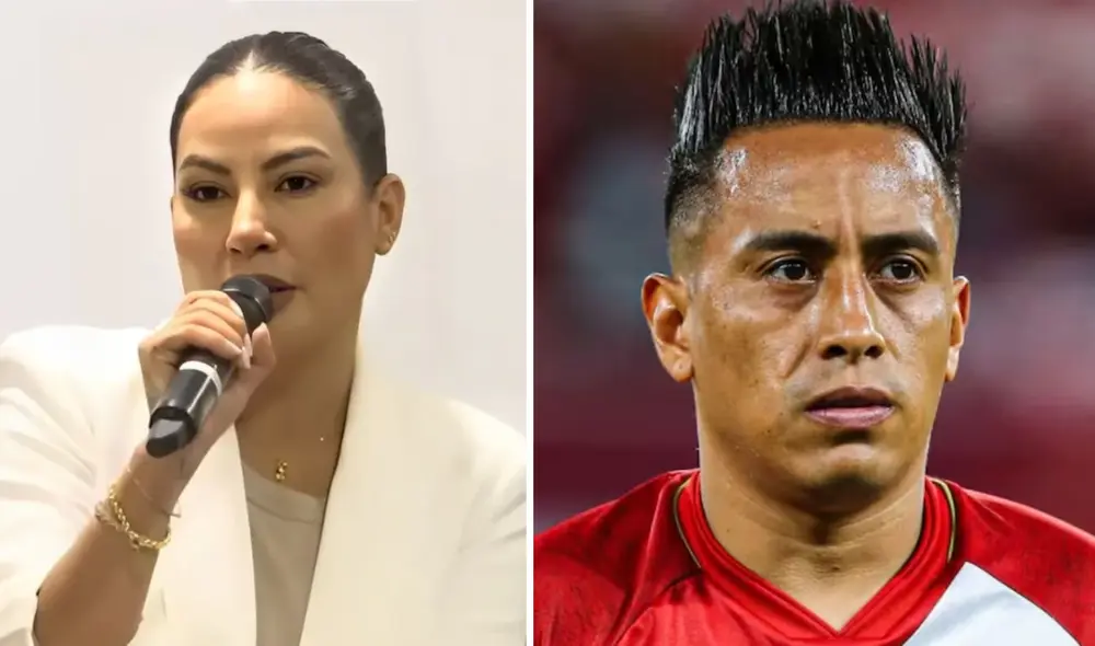 Pamela López denunció a Christian Cueva por violencia física y psicológica. Foto: Composición LR/difusión