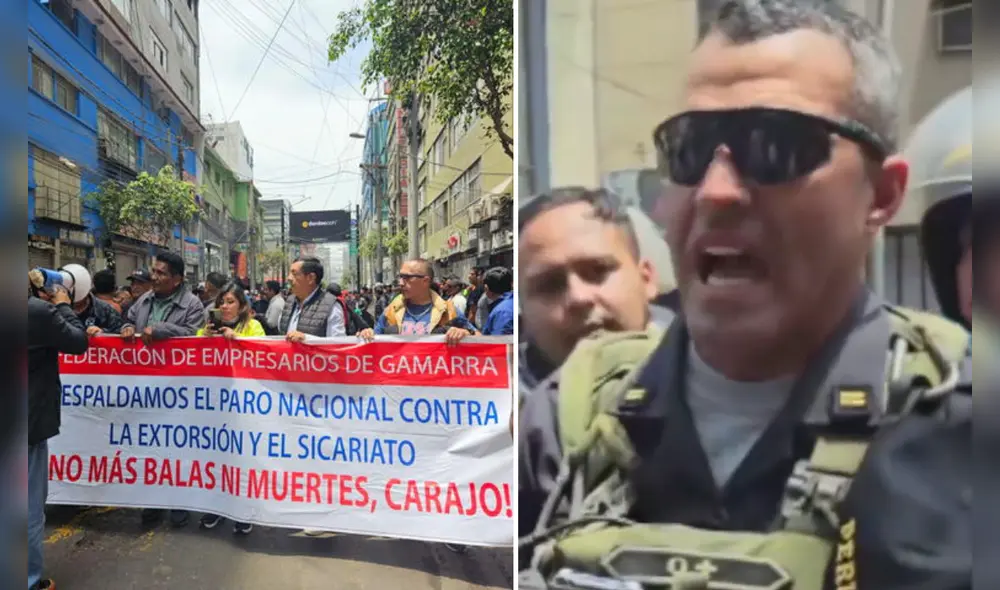 Policía aseguró que en Gamarra solo había gente “haciendo bulla”. Foto: Rosario Rojas - LR