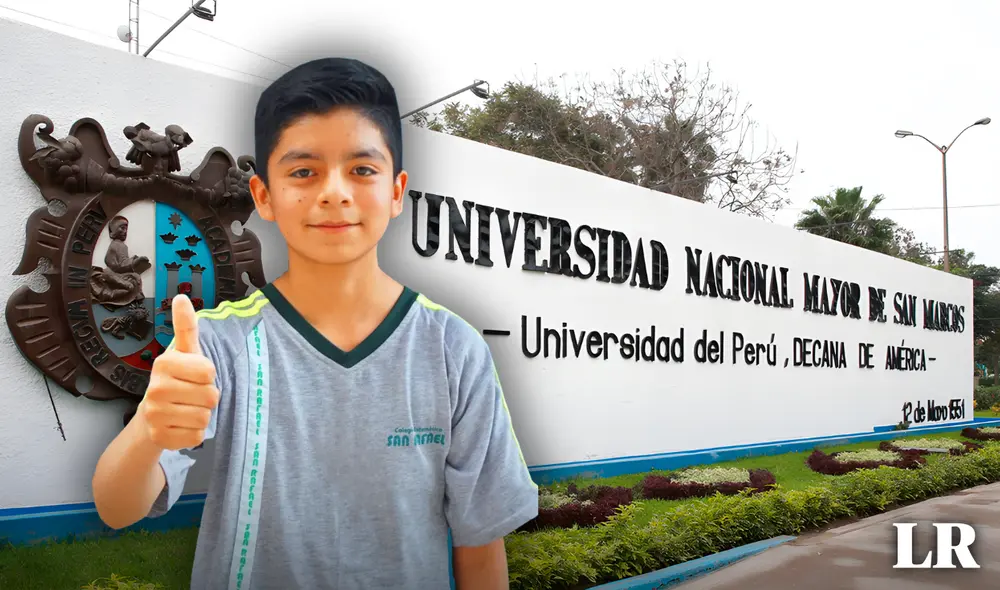 Jesús Villanueva decidió medir sus capacidades educativas e ingresó a la UNMSM y la UNAC en su primer intento. Foto: La República/ Colegio San Rafel/UNMSM