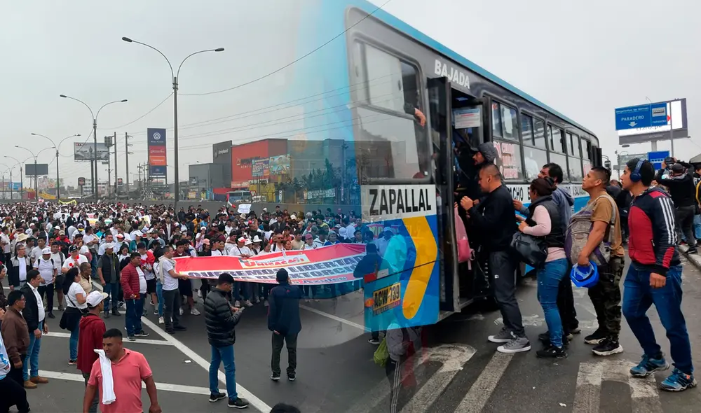 Transportistas tuvieron una tensa reunión con algunos legisladores en el Congreso y esperan la solución de sus exigencias. Foto: composición LR