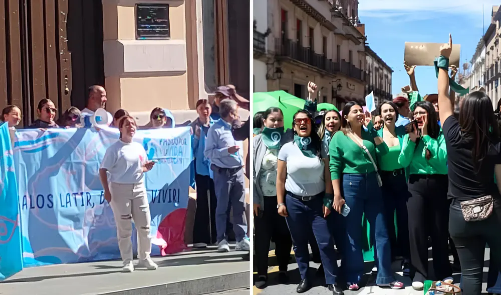 Congreso de Michoacán aprobó despenalización del aborto el 10 de octubre de 2024. Foto: composición LR/EXENI/Michoacán es Diversidad