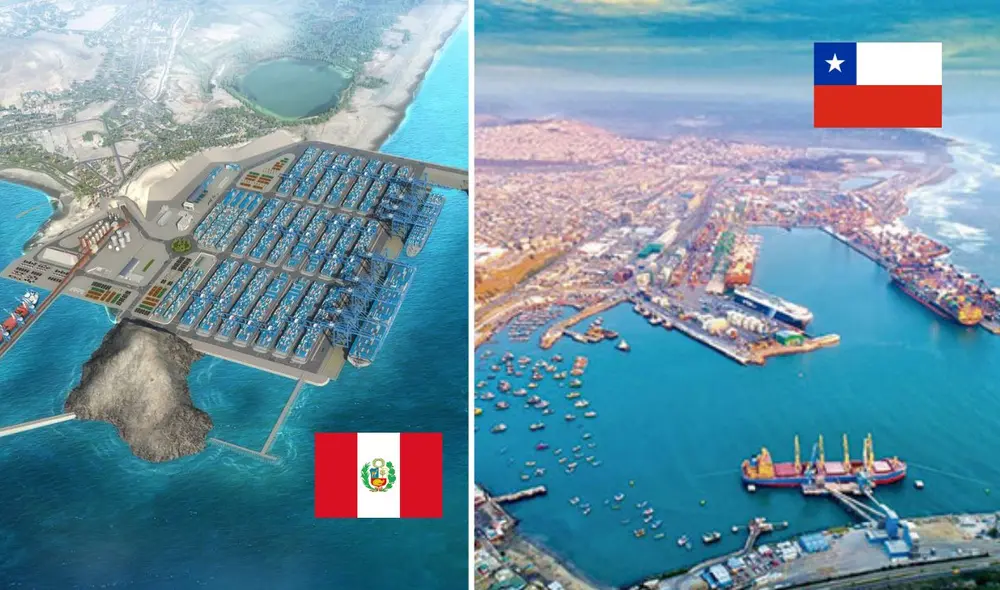 El puerto chileno de San Antonio buscará hacerle frente al Megapuerto de Chancay. Foto: Andina/Colsa Chile/LR