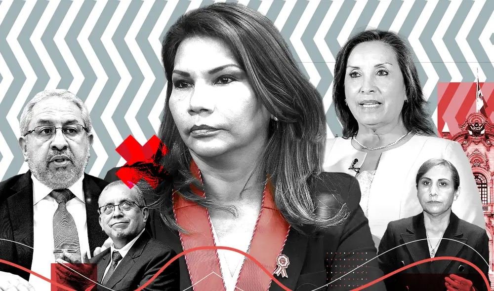 La fiscal Marita Barreto, al frente del Eficcop, investigó casos relacionados con Nicanor Boluarte, hermano de la presidenta Dina Boluarte, y con Patricia Benavides, exfiscal de la Nación, junto a su entorno cercano. Foto: composición LR