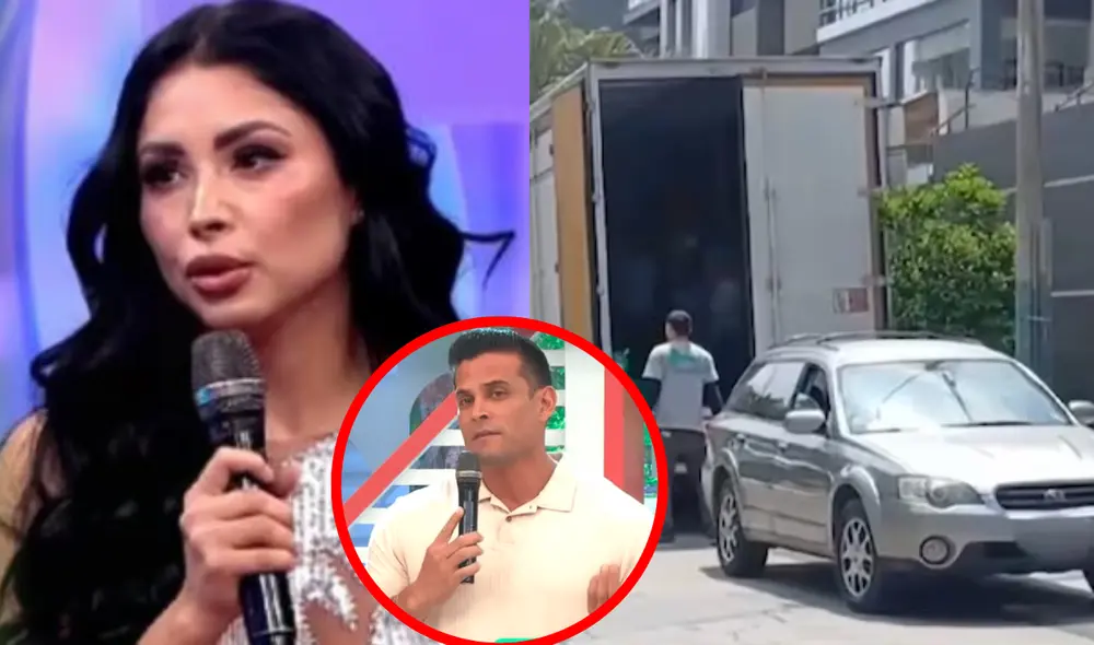 Pamela Franco y Christian Domínguez se separaron después de que el cantante fuera ampayado. Foto: Composición LR/Captura América TV/Captura ATV Pamela Franco y Christian Domínguez se separaron después de que el cantante fuera ampayado. Foto: Composición LR/Captura América TV/Captura ATV