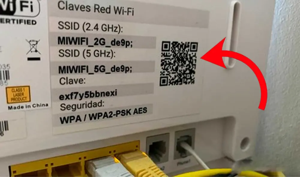 Si escaneas este código QR, te conectarás automáticamente a la red Wi-Fi. Foto: Xataka