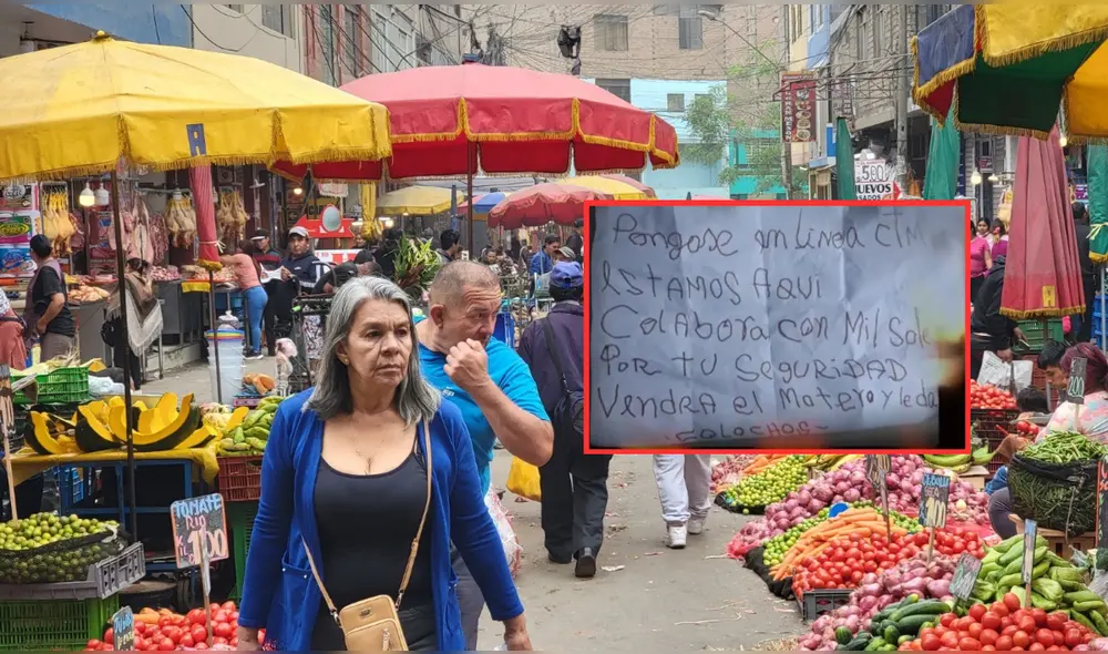 Mercado de Cercado de Lima sufre extorsión desde hace una semana. Foto: Fiorella Alvarado - LR