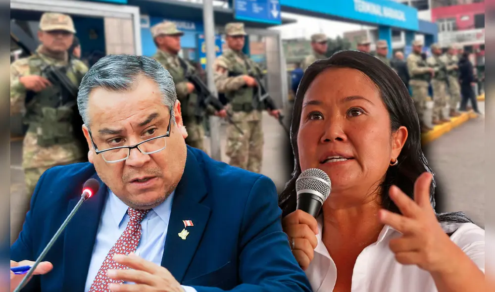 Gustavo Adrianzén contra propuestas de Keiko Fujimori. Foto: composición LR/Marcia Chahua / URPI-LR