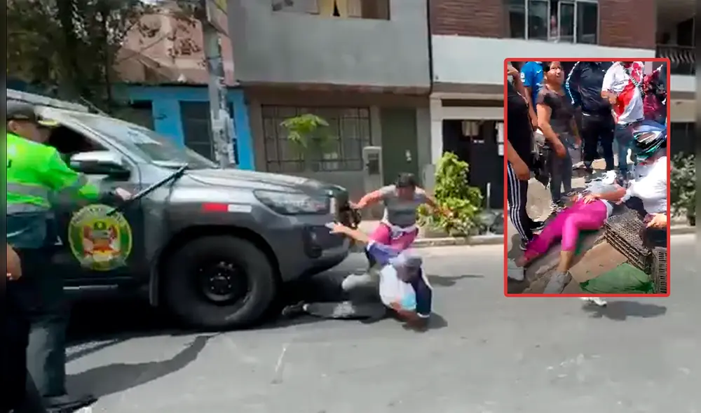 PNP atropelló a dos personas en Ate Vitarte. Foto: composición LR PNP atropelló a dos personas en Ate Vitarte. Foto: composición LR