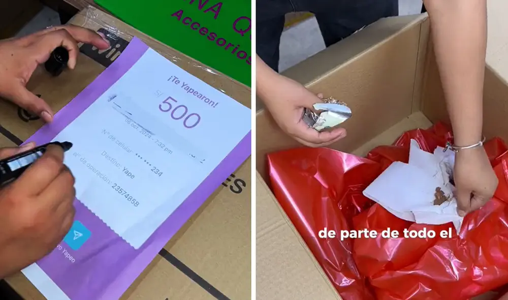 Reacción de emprendedora se viralizó rápidamente en redes. Foto: composición LR/ TikTok - Video: TikTok Reacción de emprendedora se viralizó rápidamente en redes. Foto: composición LR/ TikTok - Video: TikTok