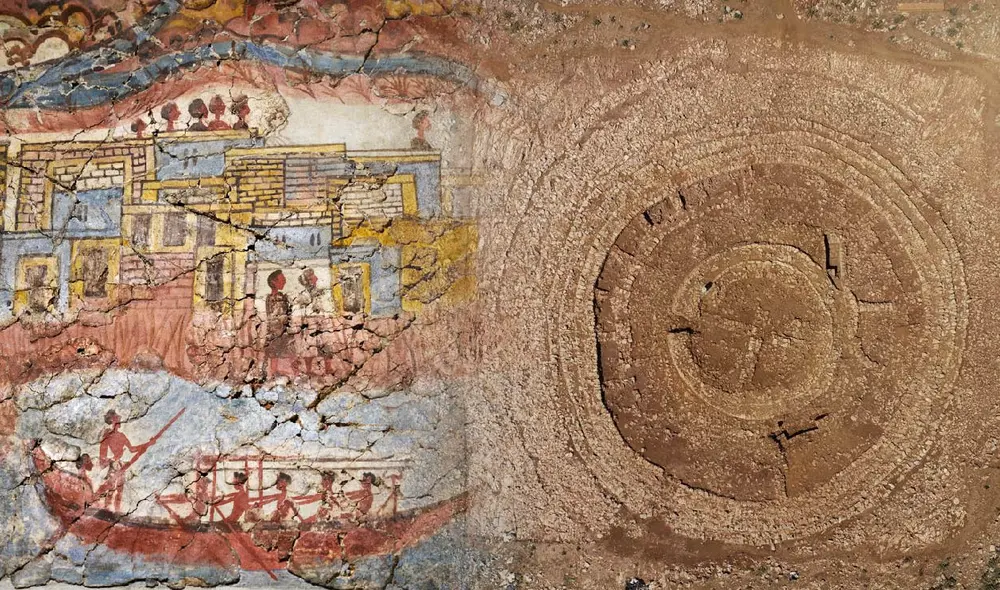 El hallazgo de esta estructura en Creta es particularmente relevante porque podría arrojar nueva luz sobre los rituales y prácticas religiosas de los minoicos.Foto: composición LR/Ministerio de Educación de Grecia/Wikimedia Commons El hallazgo de esta estructura en Creta es particularmente relevante porque podría arrojar nueva luz sobre los rituales y prácticas religiosas de los minoicos.Foto: composición LR/Ministerio de Educación de Grecia/Wikimedia Commons