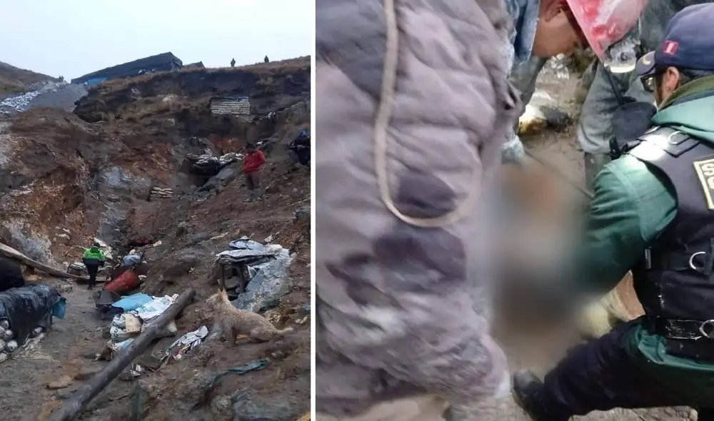 Las víctimas se encontraban realizando labores en el interior de la mina. Foto: Sergio Verde / La República Las víctimas se encontraban realizando labores en el interior de la mina. Foto: Sergio Verde / La República