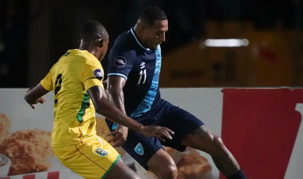 Guyana fue local en este compromiso, pero los centroamericanos demostraron su superioridad desde los primeros minutos. Foto: X/Guatemala