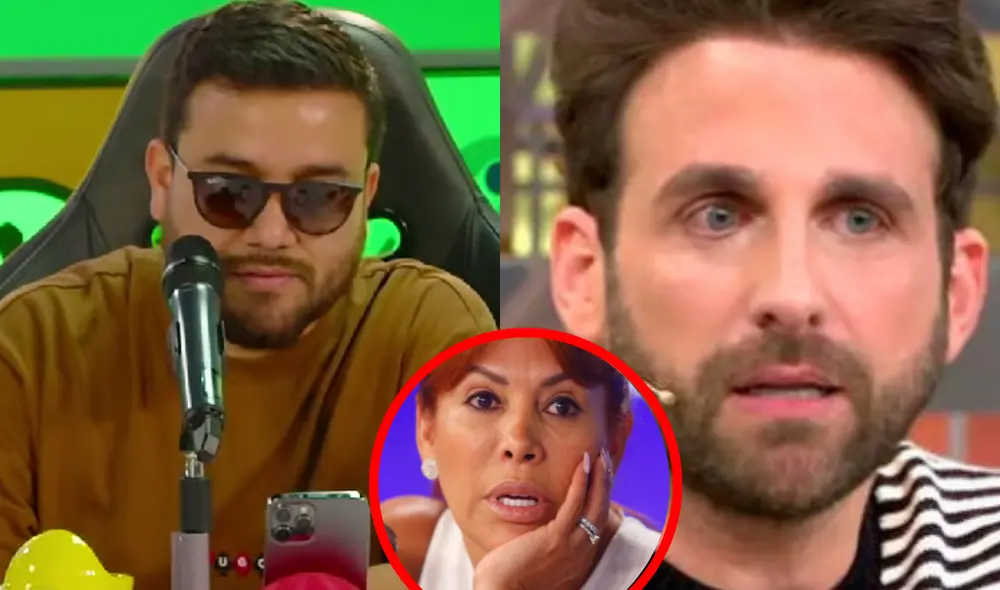 Rodrigo González y Magaly Medina se han lanzado diversas indirectas debido a la detención de Andrés Hurtado. Foto: Composición LR/Captura Youtube/Captura ATV/difusión Rodrigo González y Magaly Medina se han lanzado diversas indirectas debido a la detención de Andrés Hurtado. Foto: Composición LR/Captura Youtube/Captura ATV/difusión