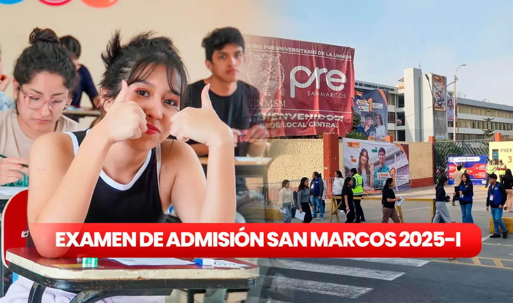 El horario de ingreso al examen de admisión San Marcos 2025- I se extendió este sábado hasta las 9:30 a. m. Foto: composición de Jazmin Ceras/Kevinn García/UNMSM/La República El horario de ingreso al examen de admisión San Marcos 2025- I se extendió este sábado hasta las 9:30 a. m. Foto: composición de Jazmin Ceras/Kevinn García/UNMSM/La República