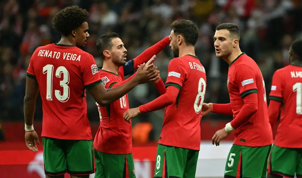 Portugal continúa invicto en la UEFA Nations League tras ganar sus tres partidos iniciales. Foto: AFP