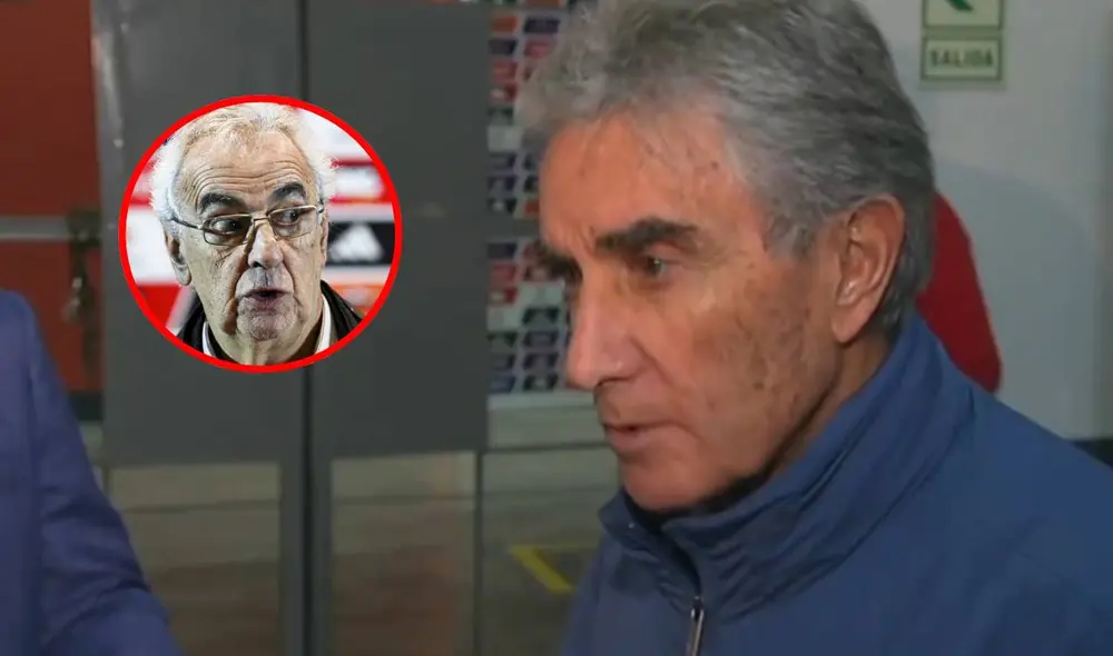 Días atrás, Juan Carlos Oblitas manifestó su confianza en Jorge Fossati “pase lo que pase”. Foto: composición LR/captura/AFP Días atrás, Juan Carlos Oblitas manifestó su confianza en Jorge Fossati “pase lo que pase”. Foto: composición LR/captura/AFP