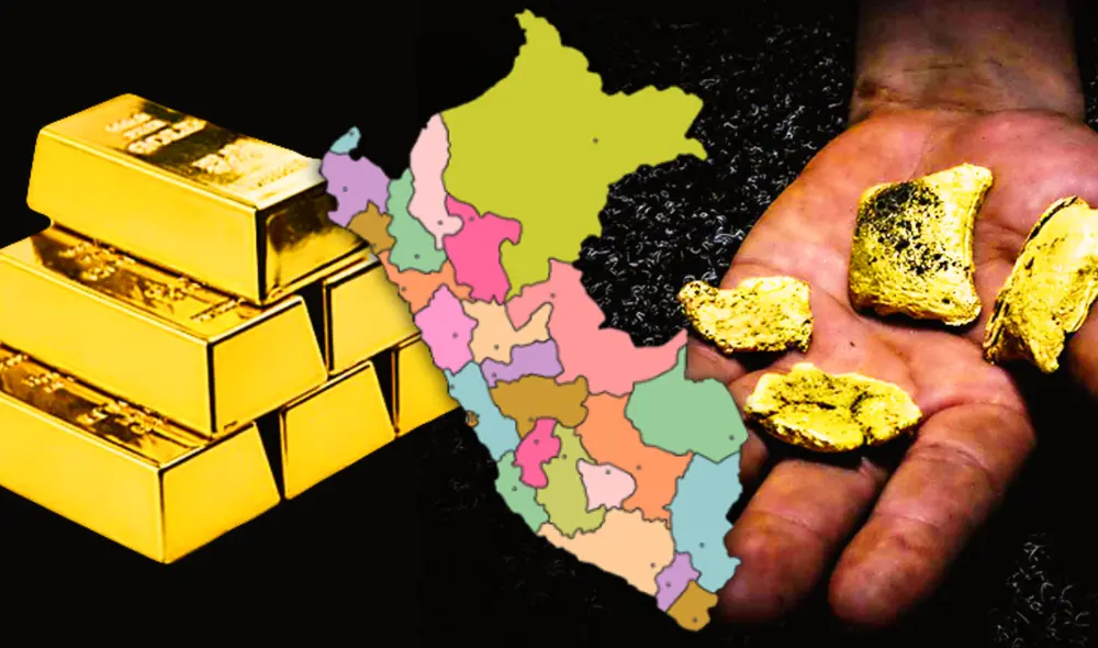 Perú exportó un total de 3.018.400 onzas de oro durante el primer semestre de 2024. Foto: composición LR/ Huachos/ Educaplay