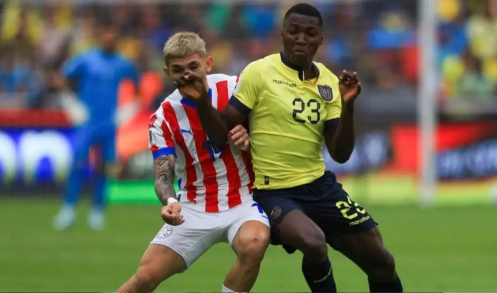 Paraguay y Ecuador igualaron sin goles en Quito. Foto: composiciónLR/Conmebol