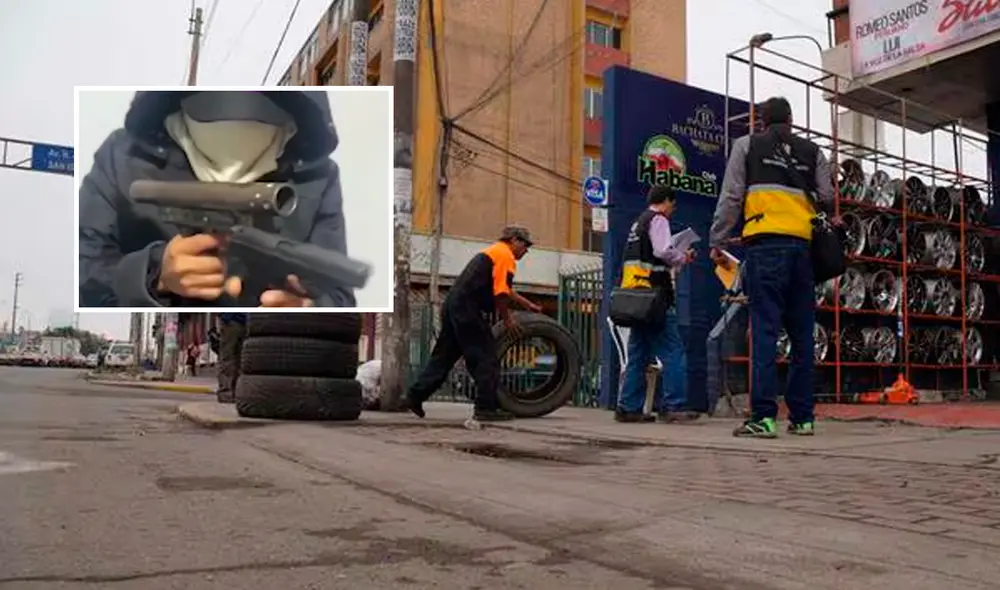 Las amenazas contra los comerciantes se han agudizado en las últimas semanas. Foto: captura Panamericana TV Las amenazas contra los comerciantes se han agudizado en las últimas semanas. Foto: captura Panamericana TV