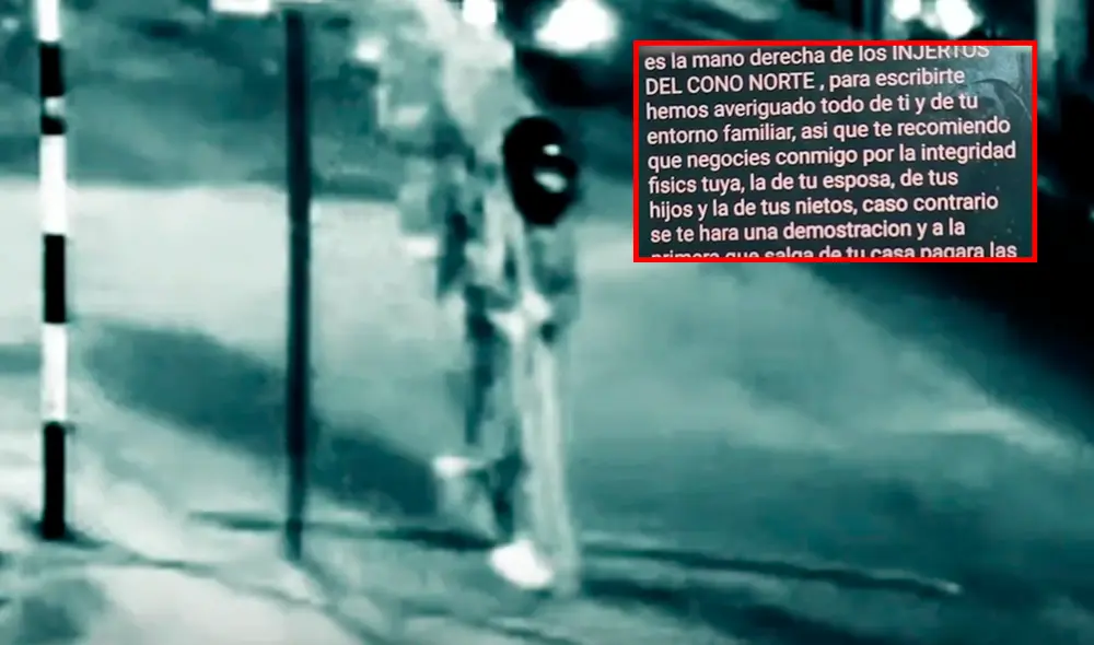 La extorsión en contra del exdirigente viene desde hace 5 meses. Foto: captura Panamericana TV