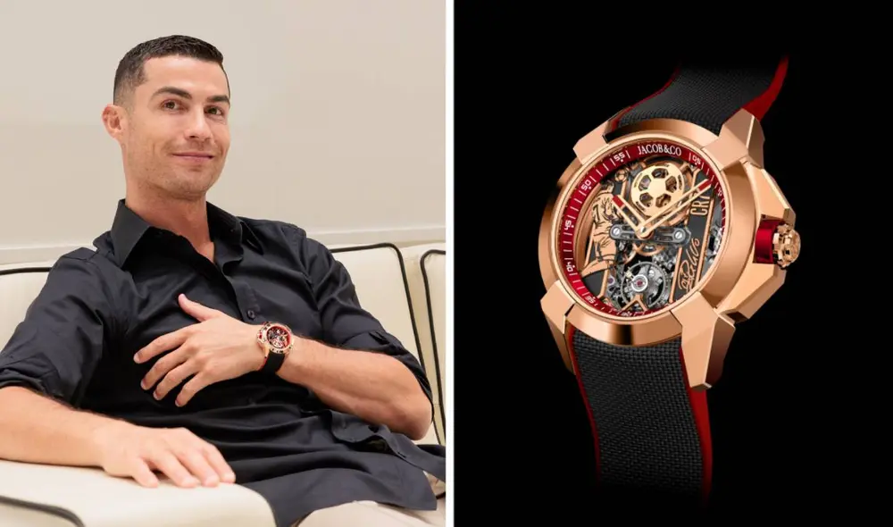 Cristiano Ronaldo presentó en sus redes sociales su línea personalizada de relojes. Foto: Cristiano Ronaldo Cristiano Ronaldo presentó en sus redes sociales su línea personalizada de relojes. Foto: Cristiano Ronaldo