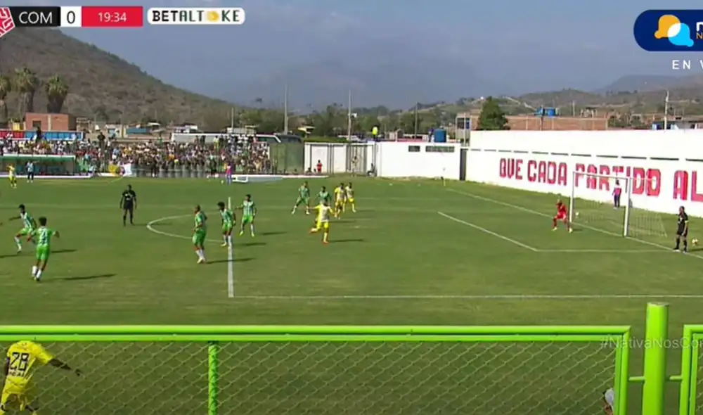 Juan Pablo II enfrentó a Comerciantes FC por la vuelta de las semifinales de la Liga 2. Foto: captura/Nativa TV