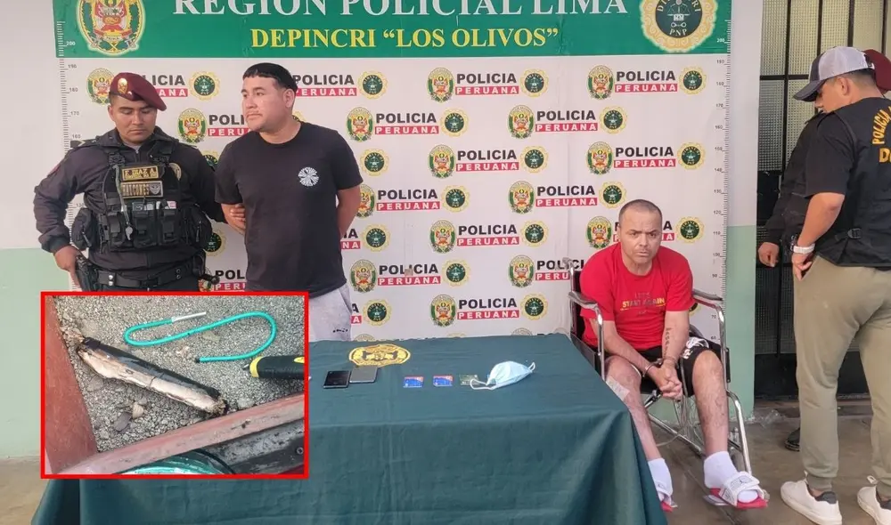 Los detenidos podrían estar vinculados a actividades de extorsión y enfrentan posibles penas de cadena perpetua. Foto: Cristina Gálvez/LR Los detenidos podrían estar vinculados a actividades de extorsión y enfrentan posibles penas de cadena perpetua. Foto: Cristina Gálvez/LR