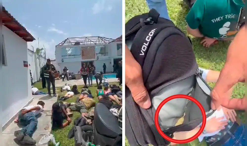 Policía Nacional del Perú interviene Búnker en Lurín. Foto: composición LR/PNP