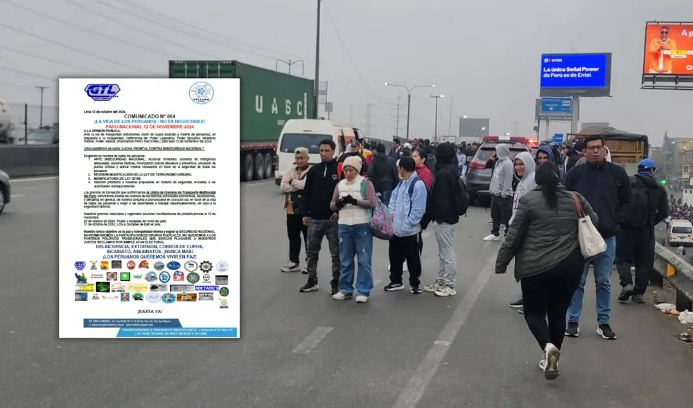 Gremios de transporte anuncian paro nacional el 12 de noviembre y movilizaciones en octubre. Foto:  Mirian Torres/LR