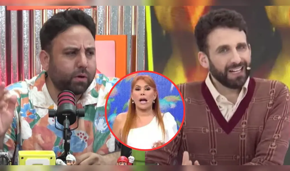 Los reporteros de Magaly Medina acusan a 'Peluchín' de bloquear usuarios que no comparten su punto de vista. Foto: Composición LR/Willax/ATV/YouTube