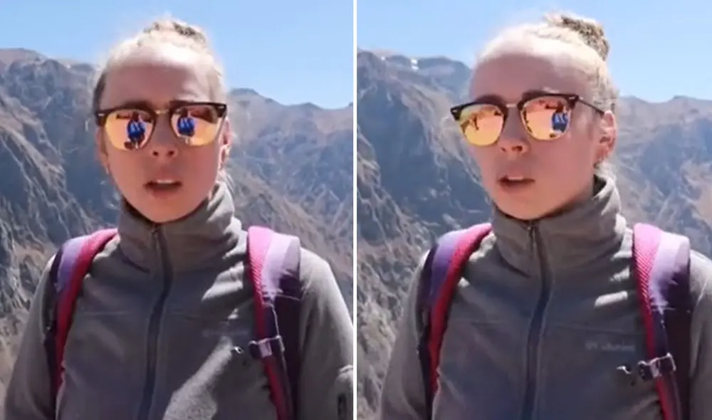 Extranjera quedó en shock al descubrir que ya terminó casi todo el itinerario del viaje. Foto: composición LR/ @happyspirit_11/ TikTok - Video: TikTok