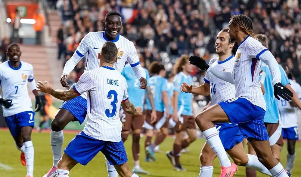 Kolo Muani anotó un doblete para la selección francesa ante Bélgica. Foto: X/Equipe de France Kolo Muani anotó un doblete para la selección francesa ante Bélgica. Foto: X/Equipe de France