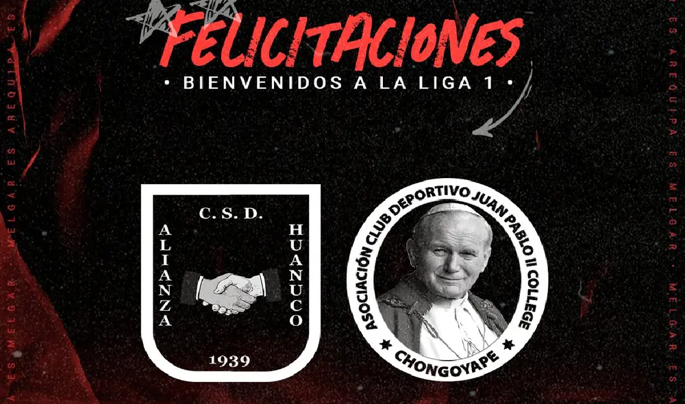 Juan Pablo II jugará por primera vez en la Liga 1. Foto: FBC Melgar