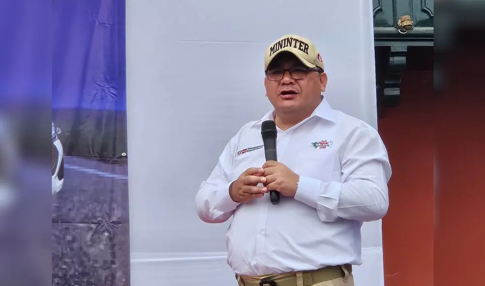 Ministro Juan José Santiváñez considera que no se le relevancia a su gestión en los medios de comunicación. Foto: Presidencia