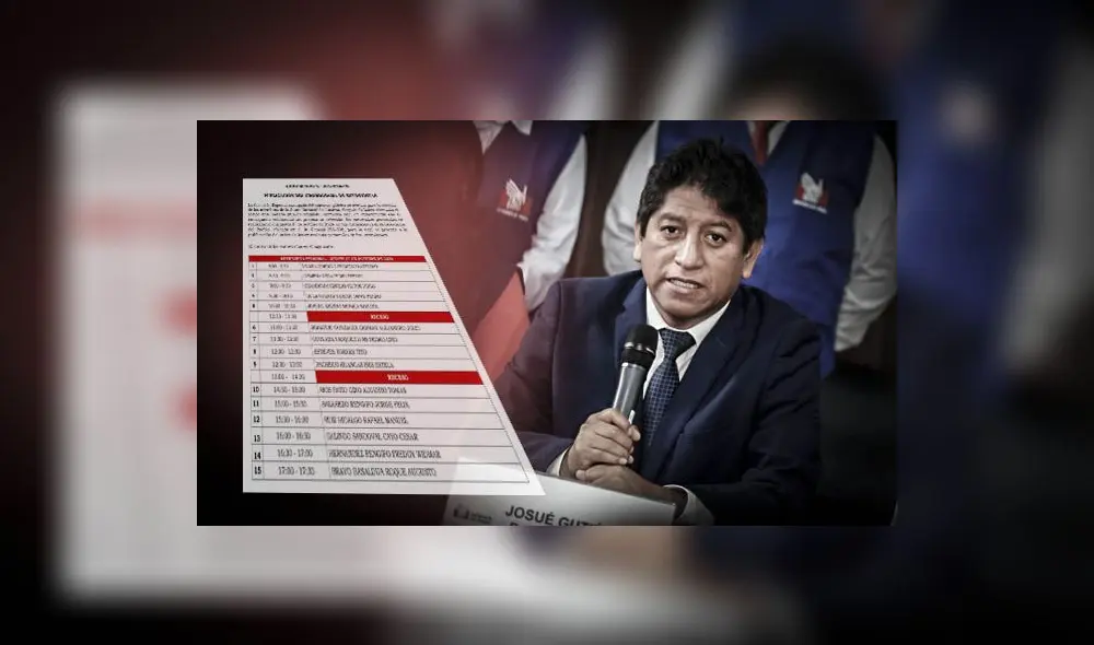 Ajustado cronograma según comisión que preside Josué Gutiérrez. (Foto composición: La República)