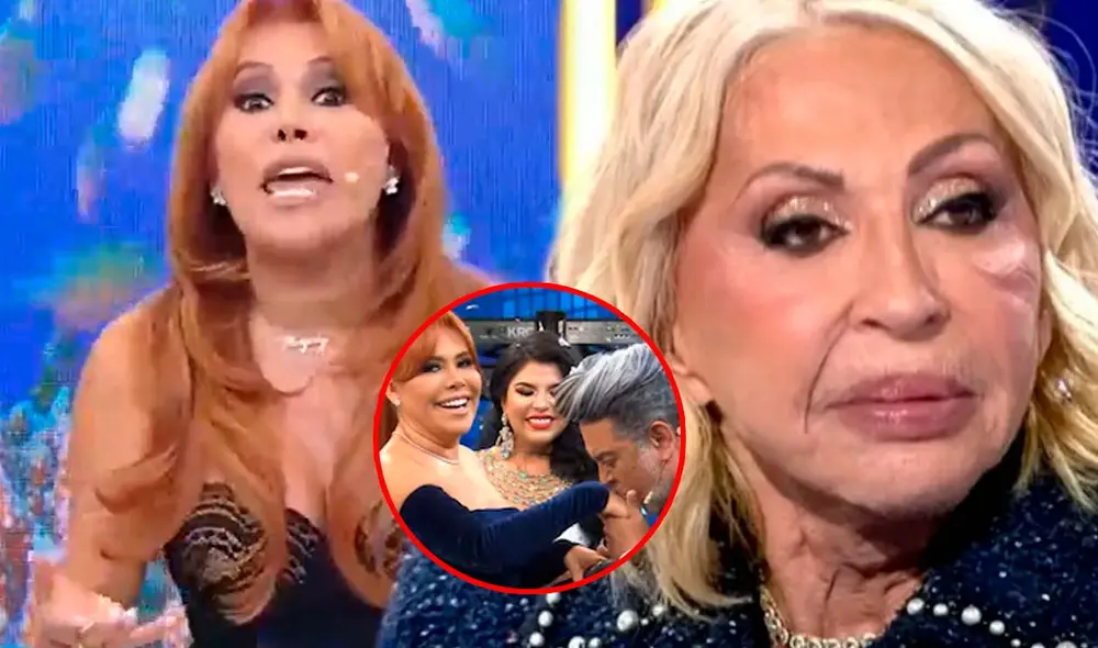 Magaly Medina enfrentada a Laura Bozzo. Foto: Composición LR/Captura/ATV/Captura/Panamericana/Captura/Telemundo