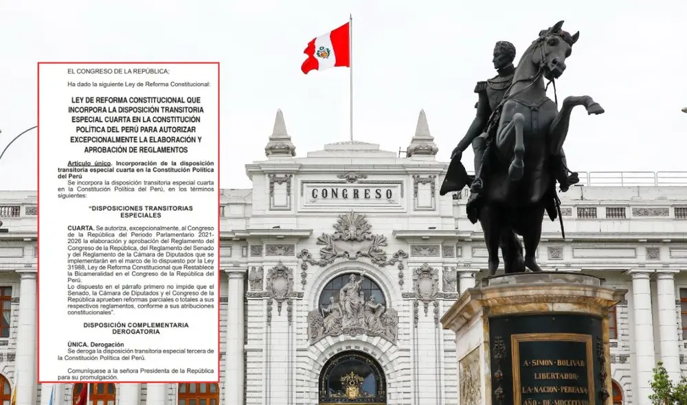 En marzo del 2024 se aprobó la bicameralidad. Foto: difusión En marzo del 2024 se aprobó la bicameralidad. Foto: difusión