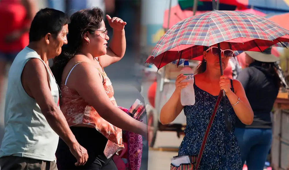 Senamhi prevé aumento de temperatura en la costa del Perú con temperaturas que alcanzarán los 35ºC. Foto: composición LR