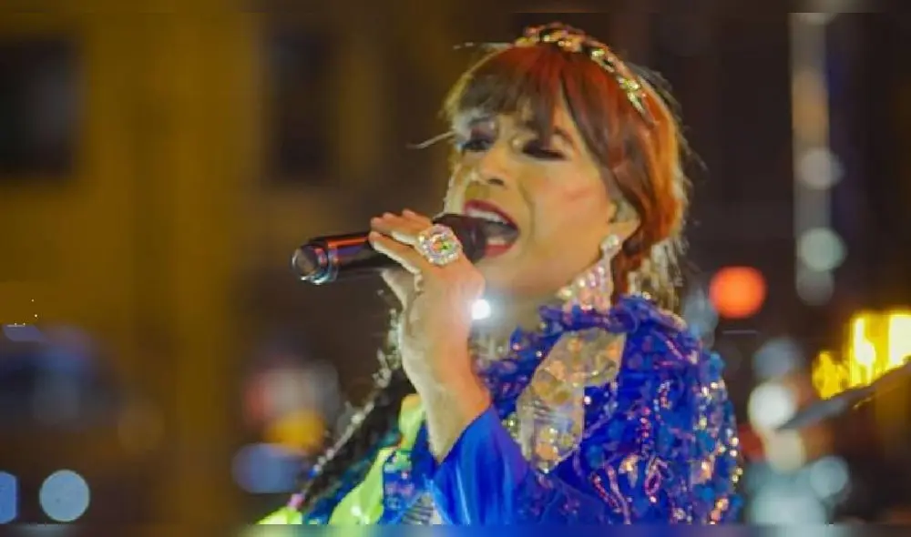 Ernesto Pimentel 'La chola Chabuca'. Feliz con los 30 millones de reproducciones de tema en Youtube. Foto: difusión